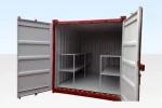 Contenedor de Almacenamiento de 8 Pies con Suelo Plano - Imagen 3